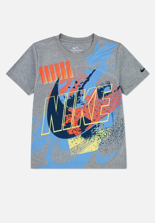 Nike - Nkb Icon Radiant Df Ss Tee - Dk Grey Heather
