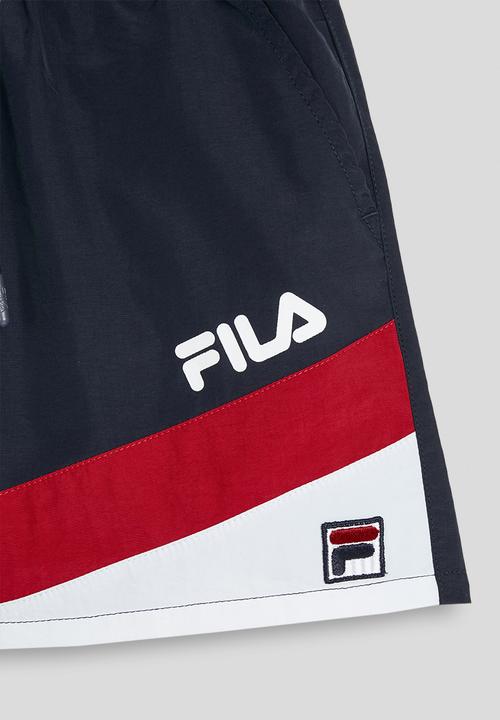 FILA - Rebel Shorts -Fila Blue/Fila Red/ White