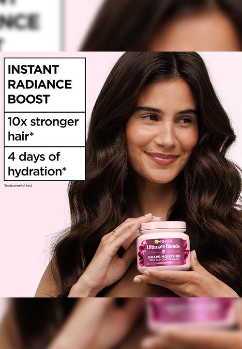 Garnier - Ultimate Blends Grape Moisture Hydrating Restorative Shampoo