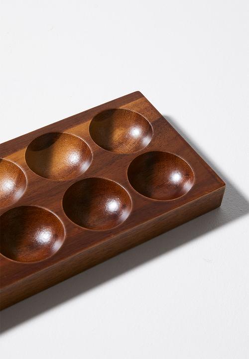 Home Classix - Home Classix Acacia Wooden Egg Tray 