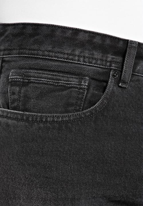 Replay - 12 Oz black od black cotton denim - black delavè
