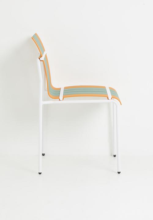 Sixth Floor - Aruba Outdoor Chair - Orange & Green