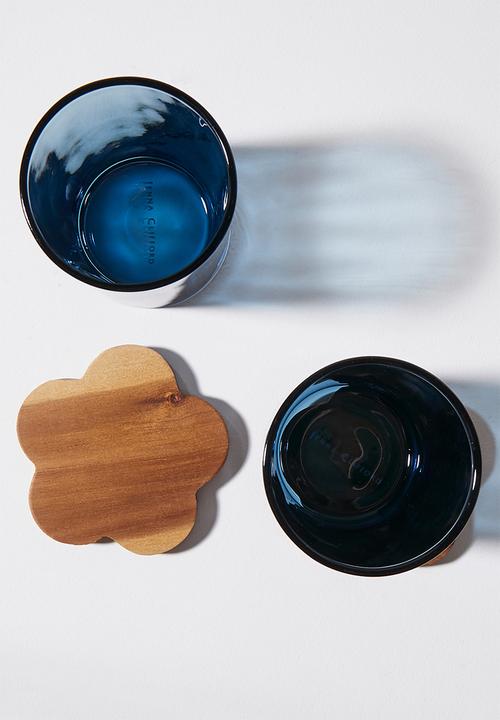 Home Classix - Home Classix Acacia Wooden Coaster 4pc Set 