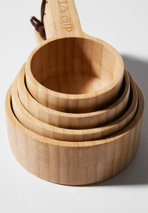 Home Classix - Home Classix Bamboo Measuring Cups 4pc