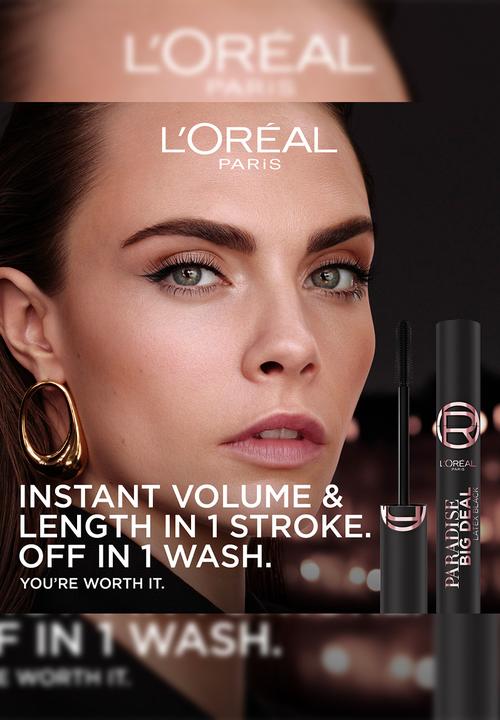L'Oreal Paris - Paradise Big Deal Latex Volumising Mascara - Black