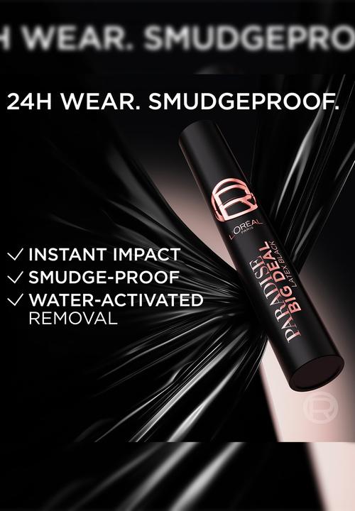 L'Oreal Paris - Paradise Big Deal Latex Volumising Mascara - Black
