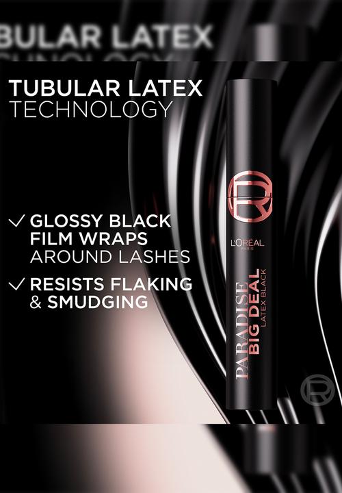 L'Oreal Paris - Paradise Big Deal Latex Volumising Mascara - Black