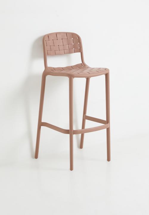 Sixth Floor - Lamu Outdoor Barstool - Blush