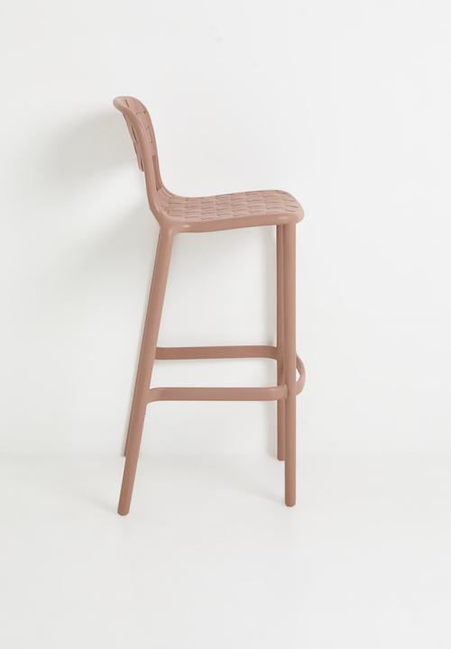 Sixth Floor - Lamu Outdoor Barstool - Blush