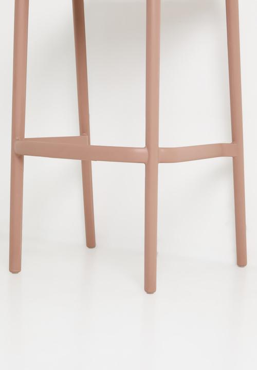 Sixth Floor - Lamu Outdoor Barstool - Blush