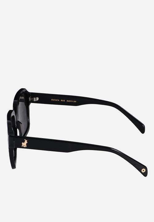 POLO - Polo Sunglass & Case POS-DANICA-BLK-56 - Shiny Black