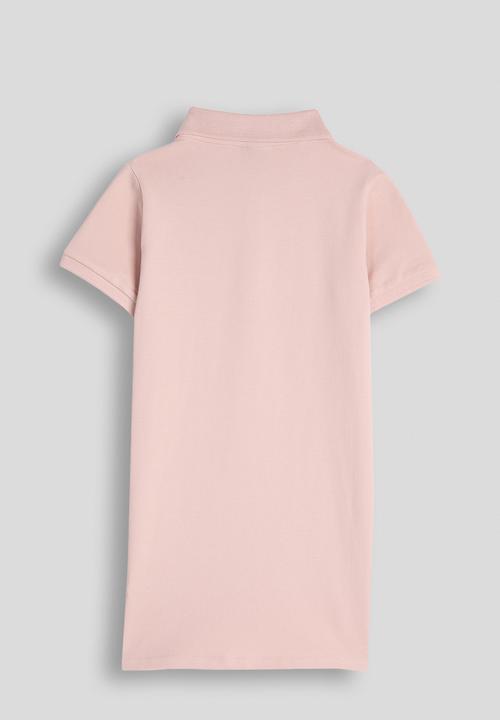 POLO - Girls Dakota Short Sleeve Golfer Dress - Pink
