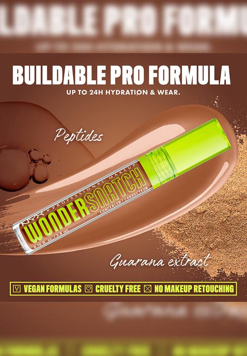NYX Professional Makeup - Wonder Snatch Concealer - Nutmeg