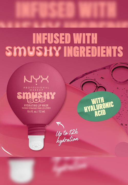NYX Professional Makeup - SOS hydrating Lip Mask - Rose Recharge