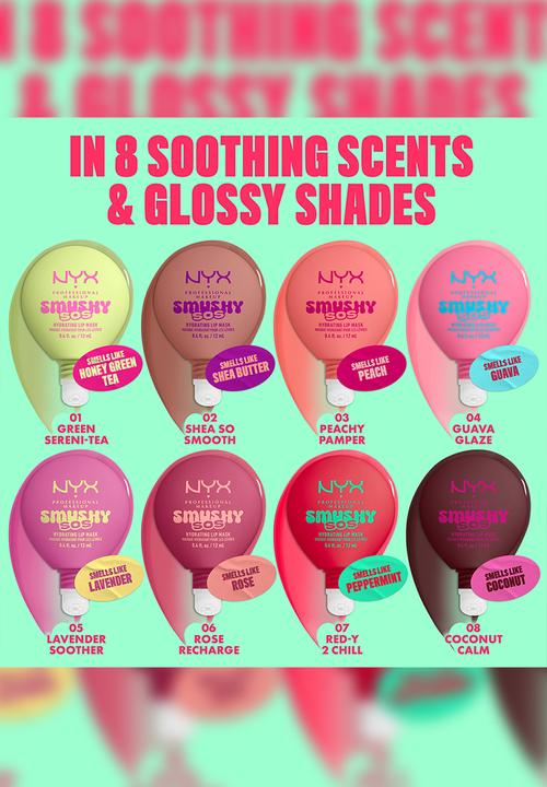 NYX Professional Makeup - SOS hydrating Lip Mask - Green Sereni Tea