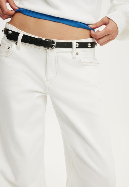 Cotton On - Low Rise Wide Jean - Vintage White 