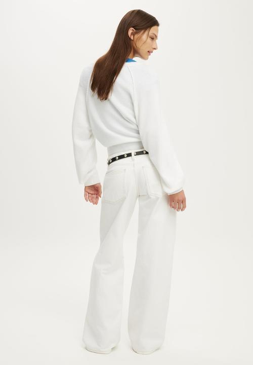 Cotton On - Low Rise Wide Jean - Vintage White 