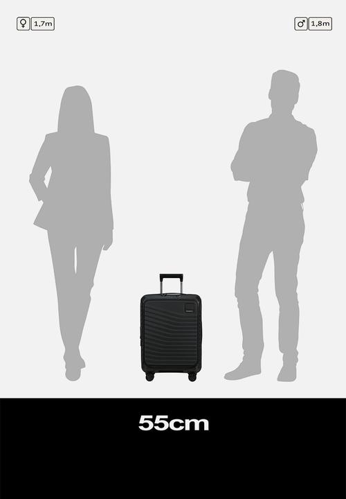 Samsonite - Intuo Spinner 55Cm Easy Access - Black