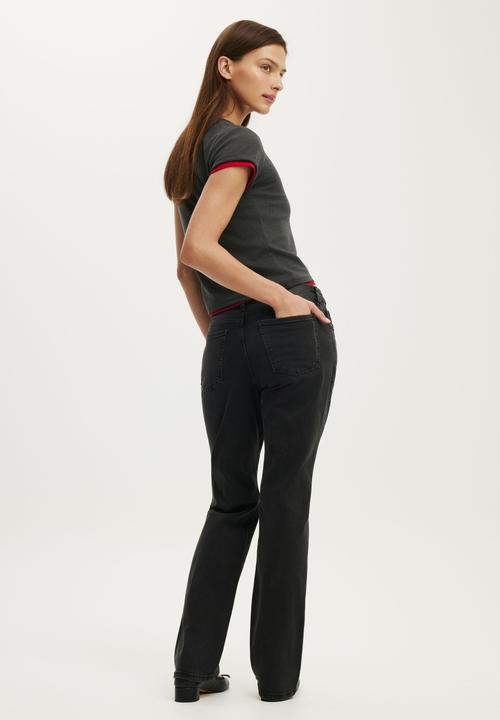 Cotton On - Stretch Slim Straight Jean - Leo Black