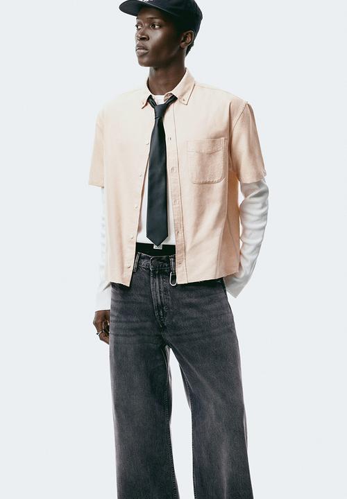 H&M - Wide jeans - denim grey