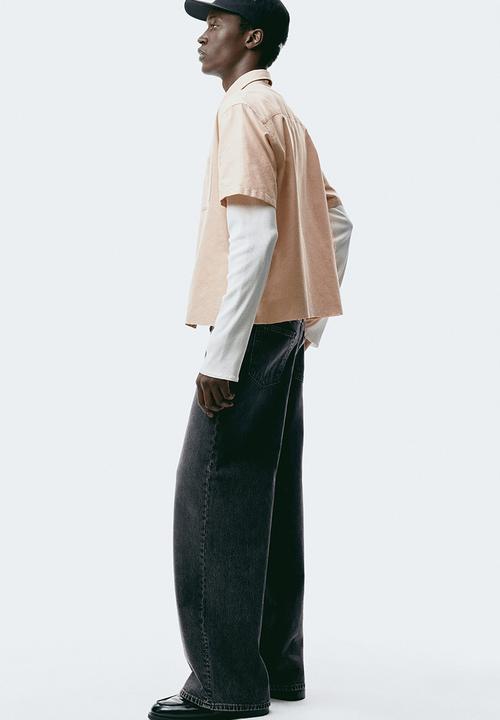 H&M - Wide jeans - denim grey