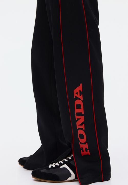 H&M - Relaxed fit joggers - black/honda