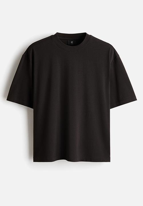 H&M - Loose fit boxy-style T-shirt - black