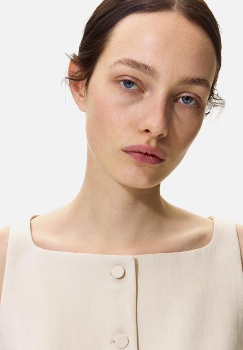 H&M - Tailored waistcoat - light beige