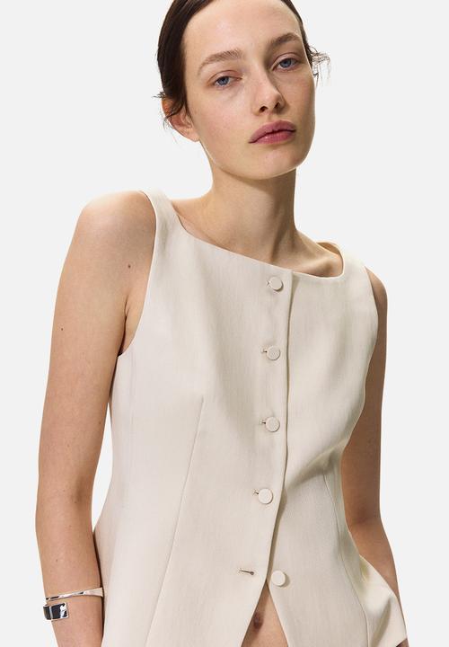H&M - Tailored waistcoat - light beige
