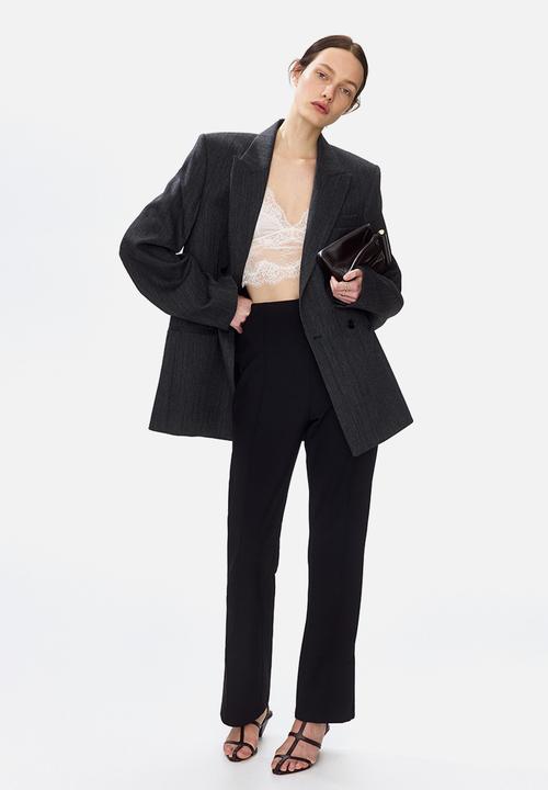 H&M - Tailored leggings - black