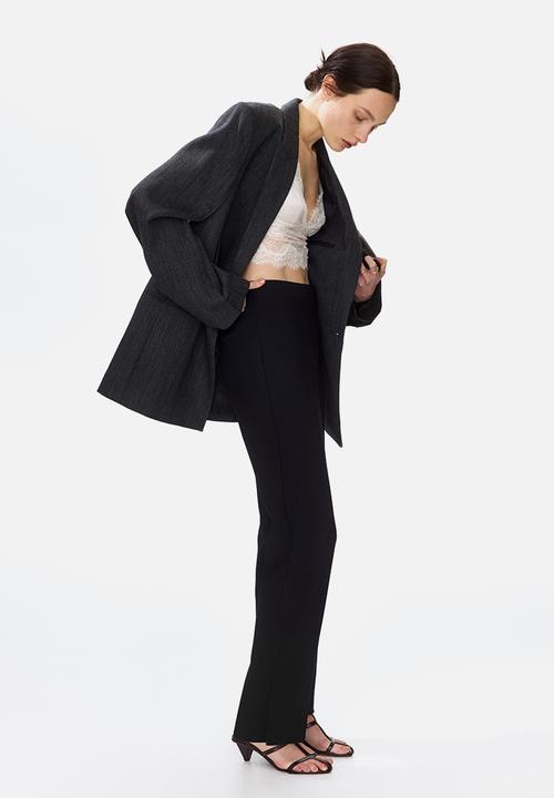 H&M - Tailored leggings - black