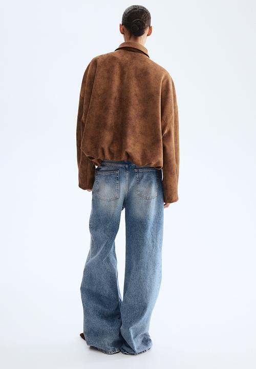 H&M - Bubble-hem jacket - brown