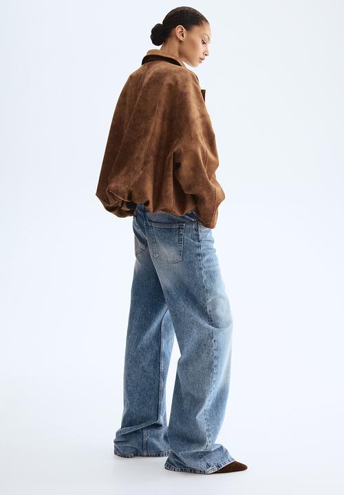 H&M - Bubble-hem jacket - brown