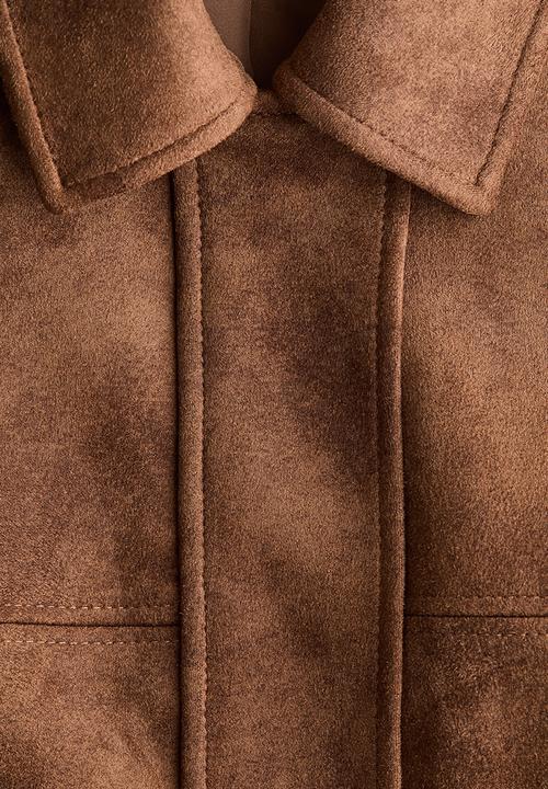 H&M - Bubble-hem jacket - brown