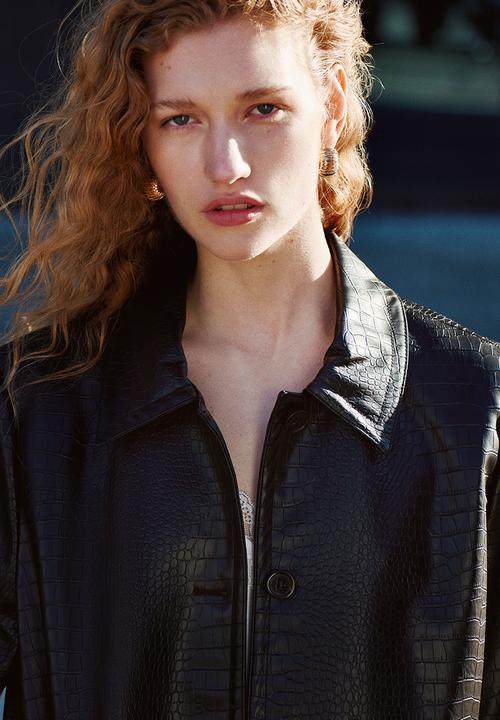 H&M - Coated jacket - black