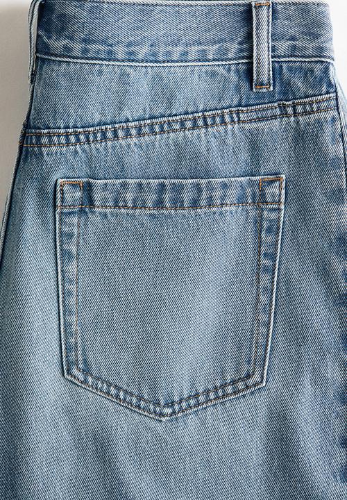 H&M - Barrel regular waist jeans - light denim blue