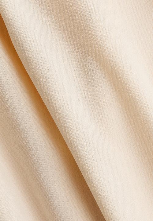 H&M - Draped cape-detail top - light beige