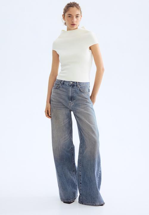 H&M - Turtleneck top - cream