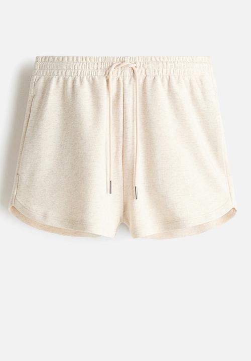 H&M - Sweatshirt shorts - light beige marl