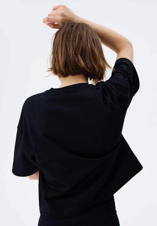 H&M - Boxy t-shirt - black