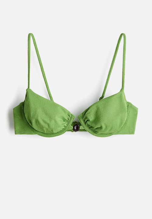 H&M - Bikini top - green