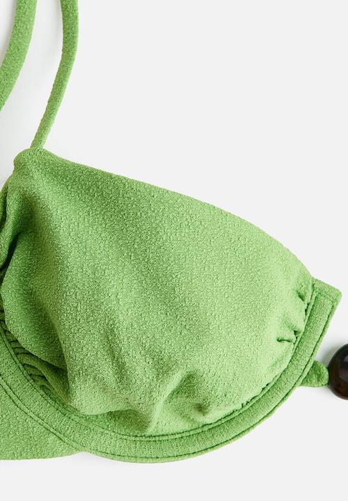 H&M - Bikini top - green