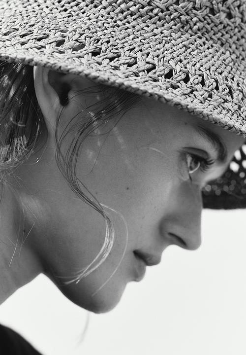 H&M - Handmade straw hat - dark beige