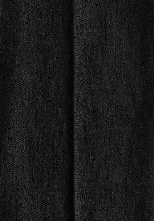 H&M - Linen-blend tailored trousers - black