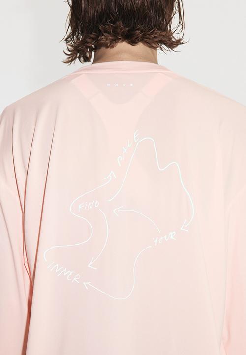 H&M - Loose fit running top with drymove? - powder pink