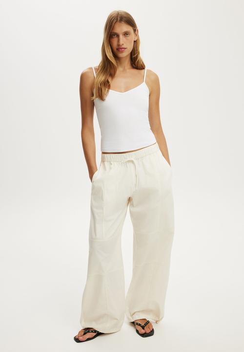Cotton On - Jackson Utility Pant - Vanilla