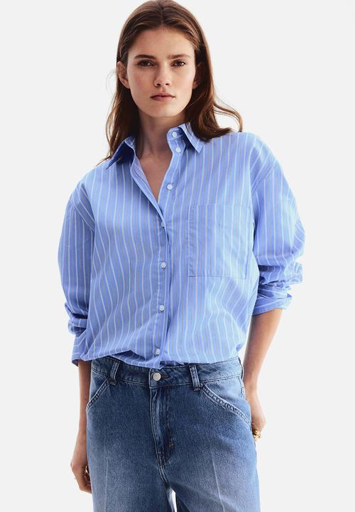 H&M - Crease-leg jeans - denim blue