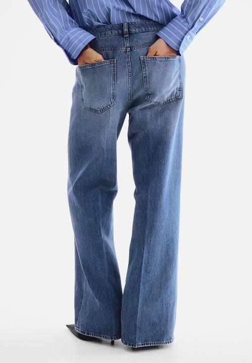 H&M - Crease-leg jeans - denim blue