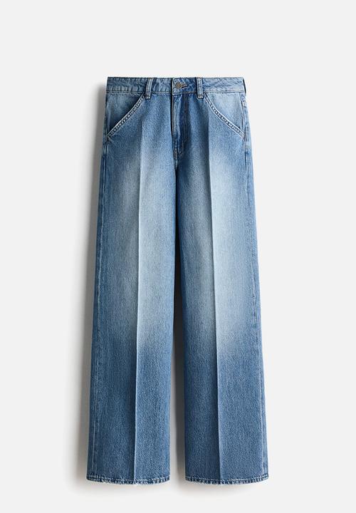 H&M - Crease-leg jeans - denim blue