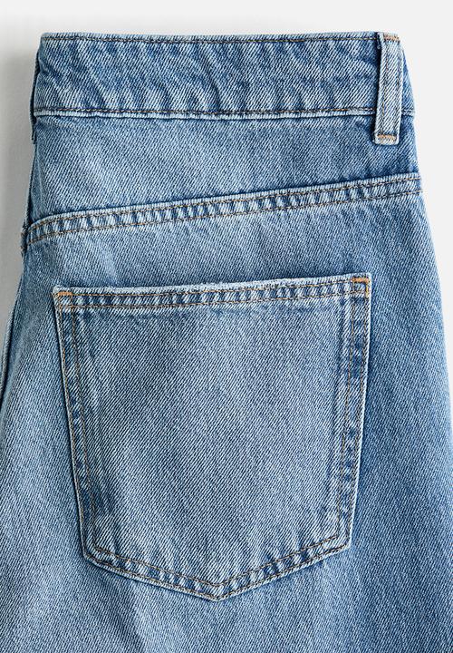 H&M - Crease-leg jeans - denim blue
